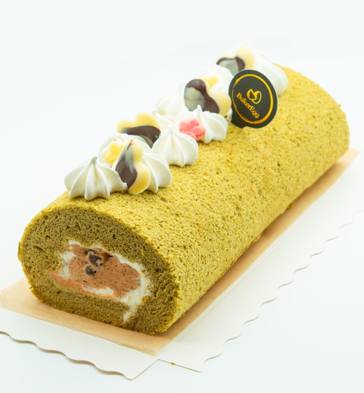 Greentea Red Bean Roll