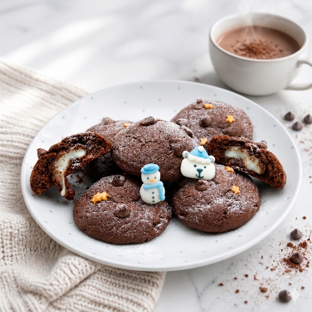 Chocolate Mochi Cookie