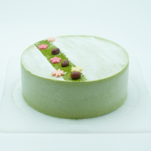 Greentea Redbean Mousse Cake