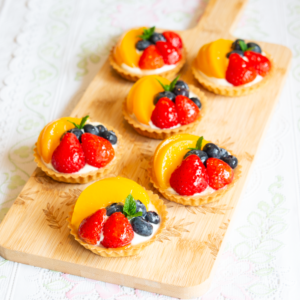 Mix Fruit Custard Tart (6 pcs)