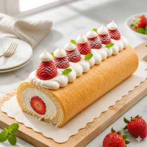 Strawberry Cake Roll