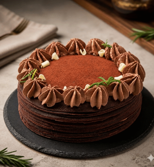 Chocolate Crepe Cake