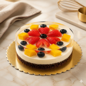 Crystal Fruit Cheese Cake
