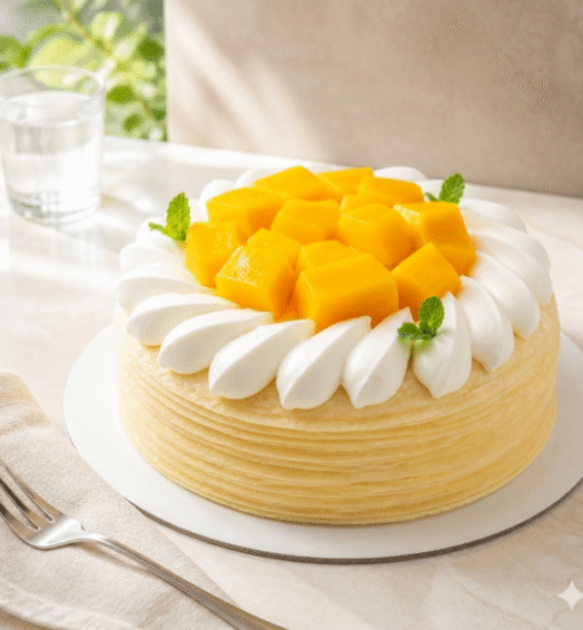 Mango Crepe Cake