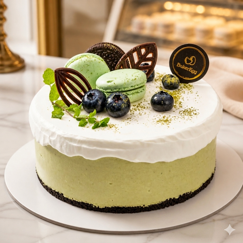 Matcha Oreo Cheese Cake