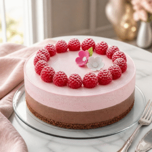 Raspberry Chocolate Mousse Cake