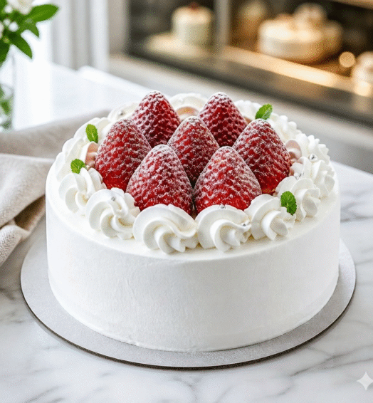 Strawberry Cream Cake