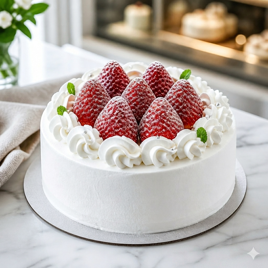 Strawberry Cream Cake
